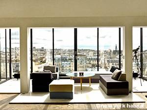 Paris T2 - Loft - Penthouse appartement location vacances - séjour (PA-4278) photo 2 sur 6 Paris T2 - Loft - Penthouse appartement location vacances - séjour (PA-4278) photo 2 sur 6