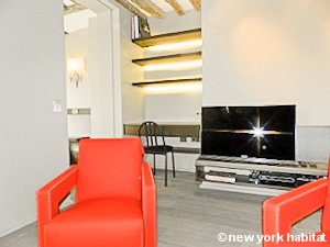 Paris T2 logement location appartement - s&eacute;jour (PA-4293) photo 3 sur 4