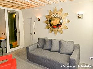 Paris T2 logement location appartement - s&eacute;jour (PA-4293) photo 2 sur 4