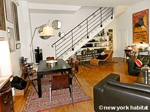 Paris T4 - Duplex logement location appartement - s&eacute;jour (PA-4302) photo 4 sur 9