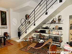Paris T4 - Duplex logement location appartement - s&eacute;jour (PA-4302) photo 7 sur 9
