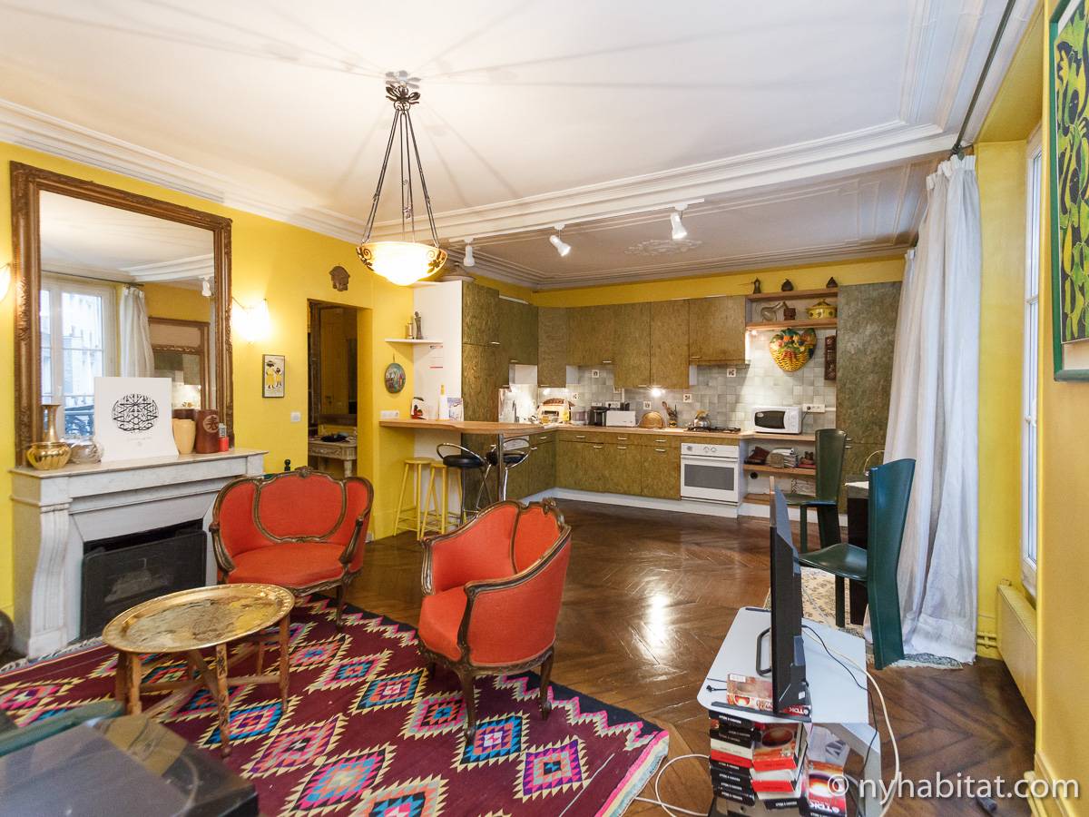 Paris Apartment 2 Bedroom Apartment Rental in Pigalle, Opéra Grands