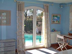 South France - Montpellier Region - 2 Bedroom - Villa accommodation bed breakfast - bedroom 1 (PR-86) photo 2 of 4