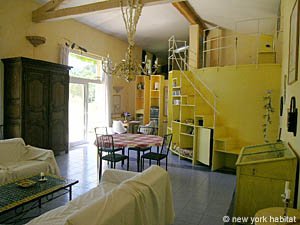 South France - Aix en Provence - Marseilles - 2 Bedroom - Maison de Village accommodation - living room (PR-728) photo 2 of 14