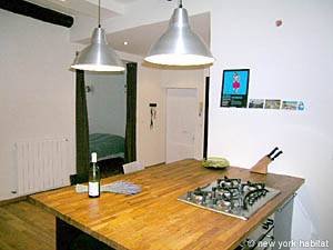 Sud de la France - C&ocirc;te d'Azur - T3 appartements location vacances - cuisine (PR-829) photo 5 de 6