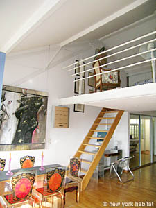 Sud della Francia - Costa Azzurra - 1 Camera - Loft - Duplex appartamento casa vacanze - soggiorno (PR-868) photo 9 di 12