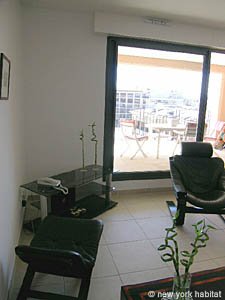 South France 2 Bedrooms apartment living room photo 1