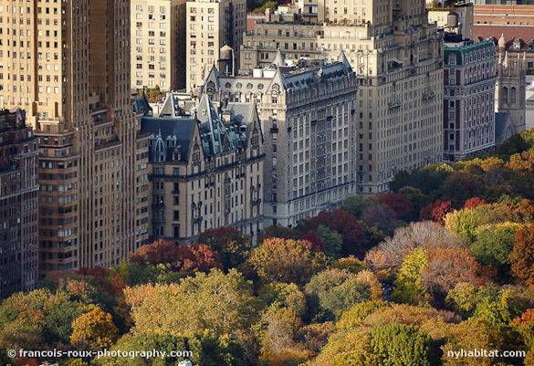 Fotografía de Central Park en Nueva York un día de otoño 