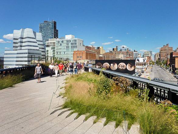 Imagen del High Line Park de Manhattan en Chelsea. Fotografía de François Roux