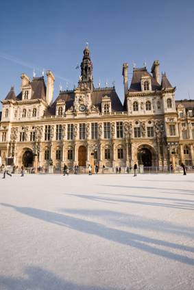 Photo of an Ice Rink in Paris