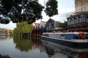 Photo of a barge in Camden-Brent