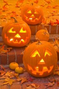 Photo of carved Halloween Pumpkins