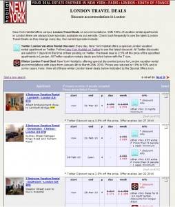 London Travel Deals