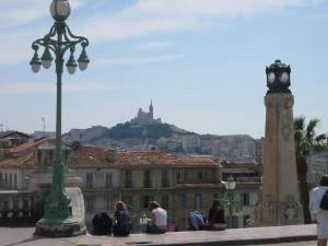View of Marseille from the Train Station