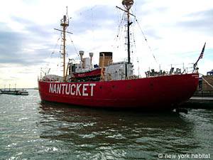 A boat in New York Harbour