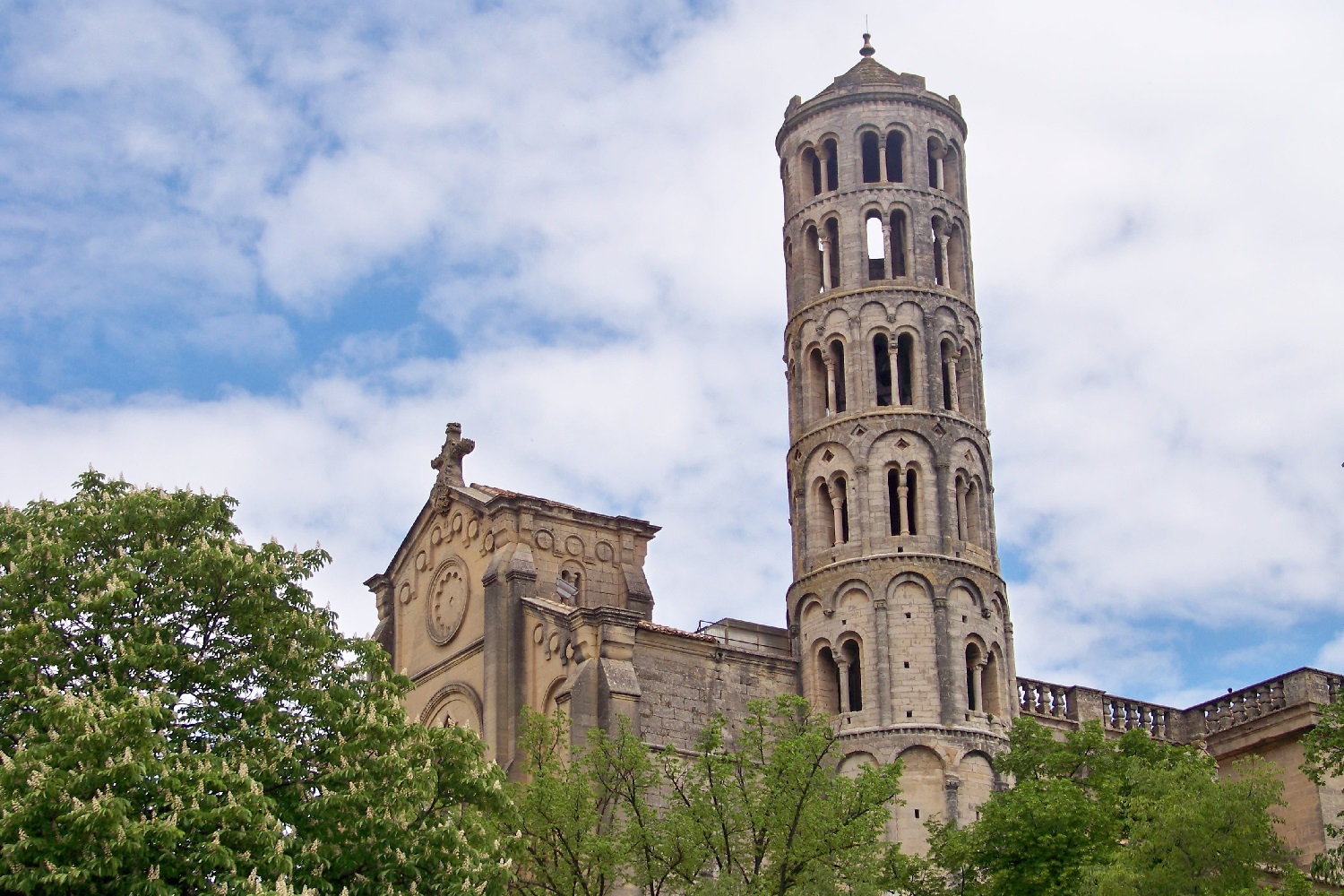 Image of Fenestrelle Tower in Uzès, France.
