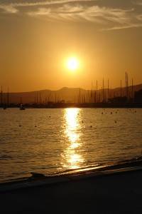Photo of Sunset at Cannes harbor