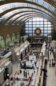 Photo of the inside of the Musee Orsay
