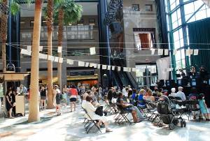 The River to River Festival at the Winter garden in the Financial District