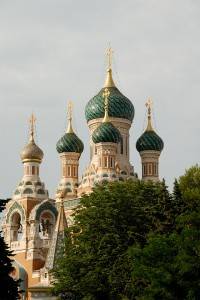 The Russian cathedral in Nice
