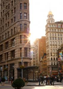 The Flatiron Building in New York City