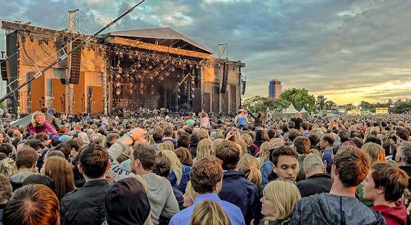 A concert in Hyde Park, London
