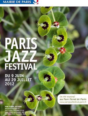 Photo of the official poster of the Paris Jazz Festival
