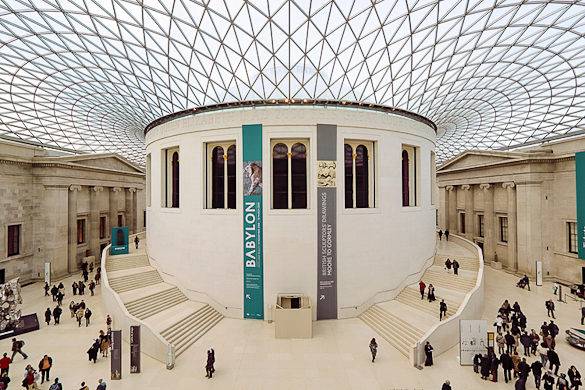 Image of the British Museum’s Great Court in London