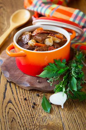 Image of a wild game dish in Provence in winter