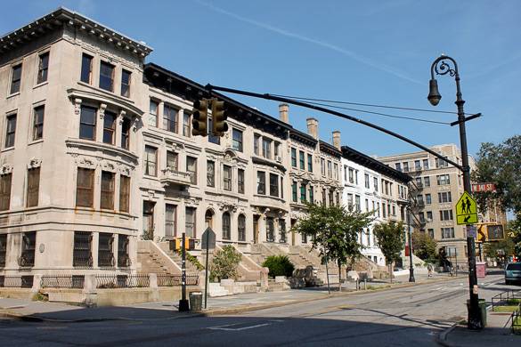 Picture of Hamilton Heights houses in Upper Manhattan