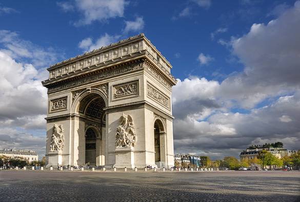 Visit the Champs Elysées and the Arc de Triomphe in Paris - New