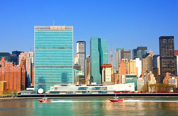 Picture of Manhattan’s United Nations Headquarters