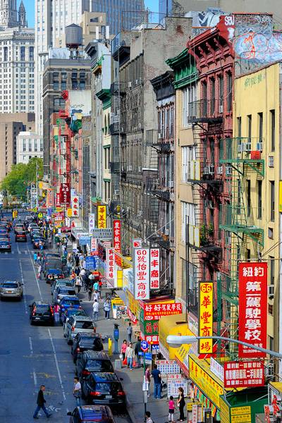 Image of Lower Manhattan’s Chinatown in New York