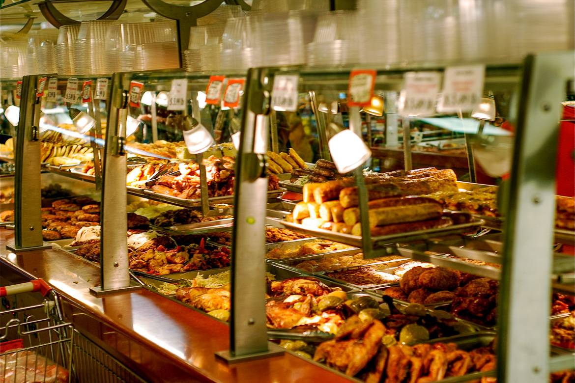 Picture of Brighton Bazaar’s Russian buffet in Brooklyn, New York