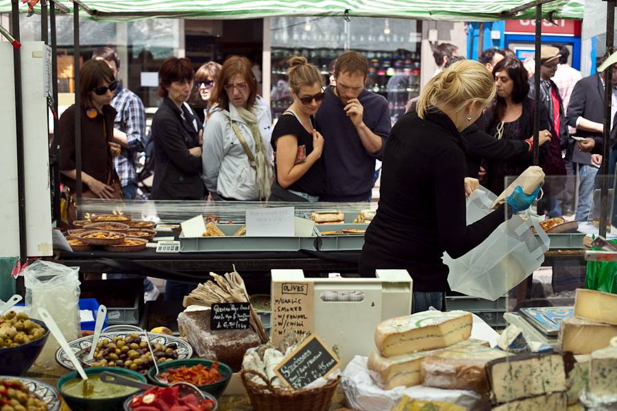 Picture of Hackney’s famous Broadway Market in London: Peter Jozwiak