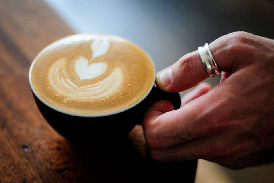 Picture of a cup of cappuccino in London