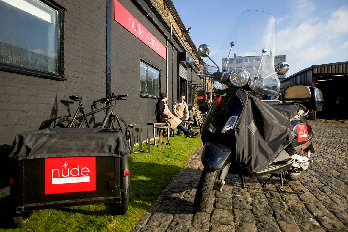 Picture of the exterior of London’s Nude Espresso