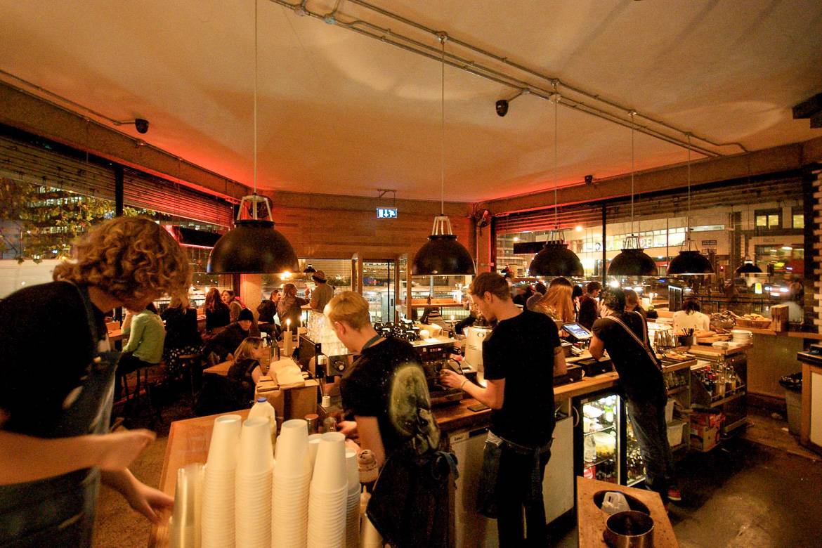 Image of London’s coffee shop The Shoreditch Grind