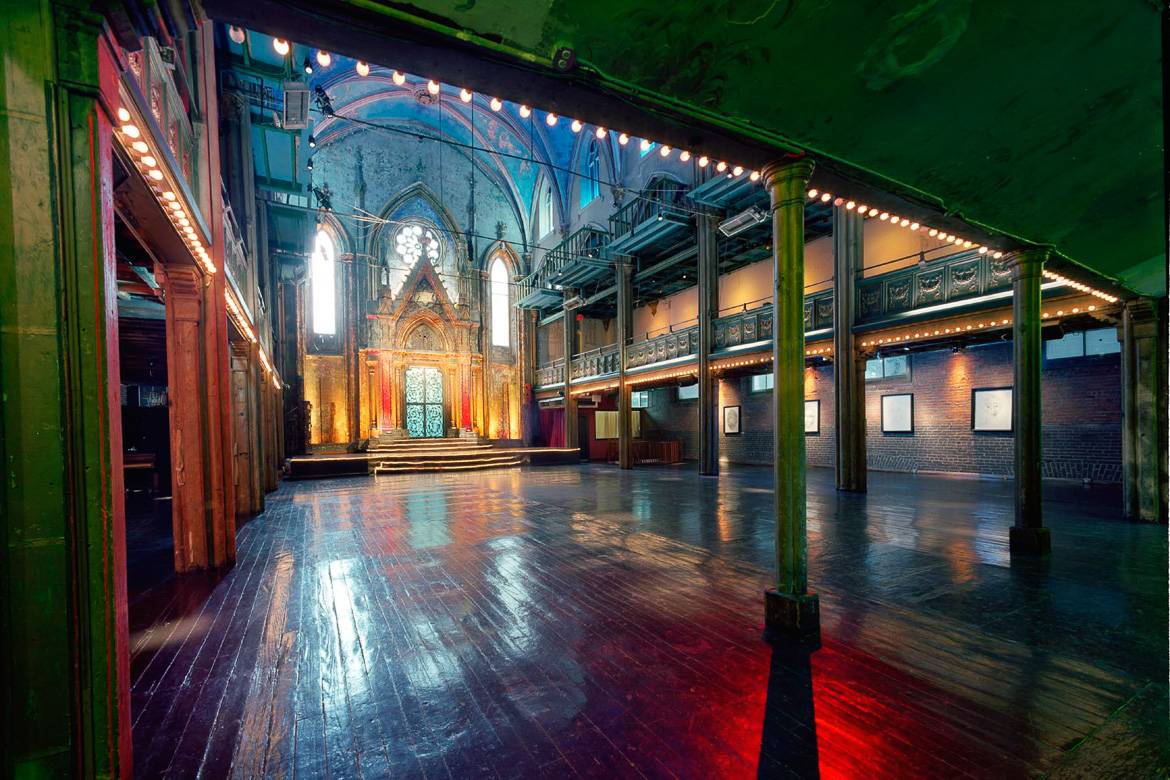 Picture of the interior of the Angel Orensanz Center