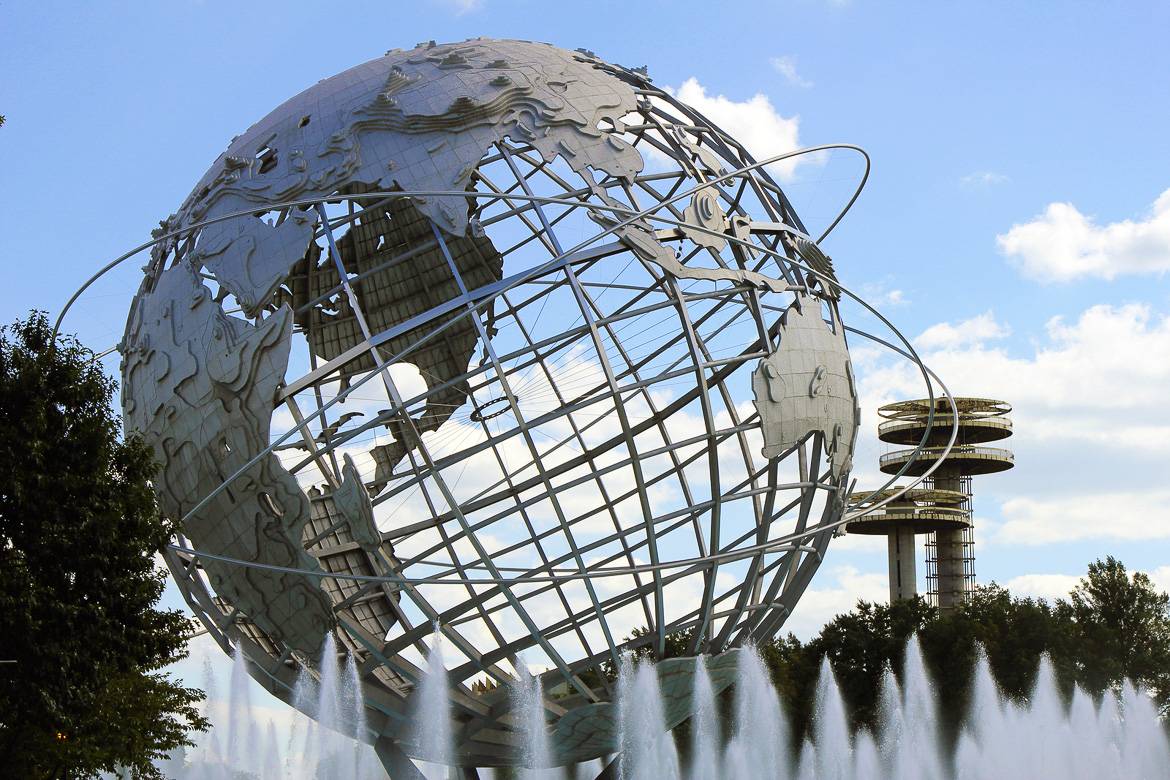 Image of the Flushing Meadows-Corona Park and Unisphere in Queens