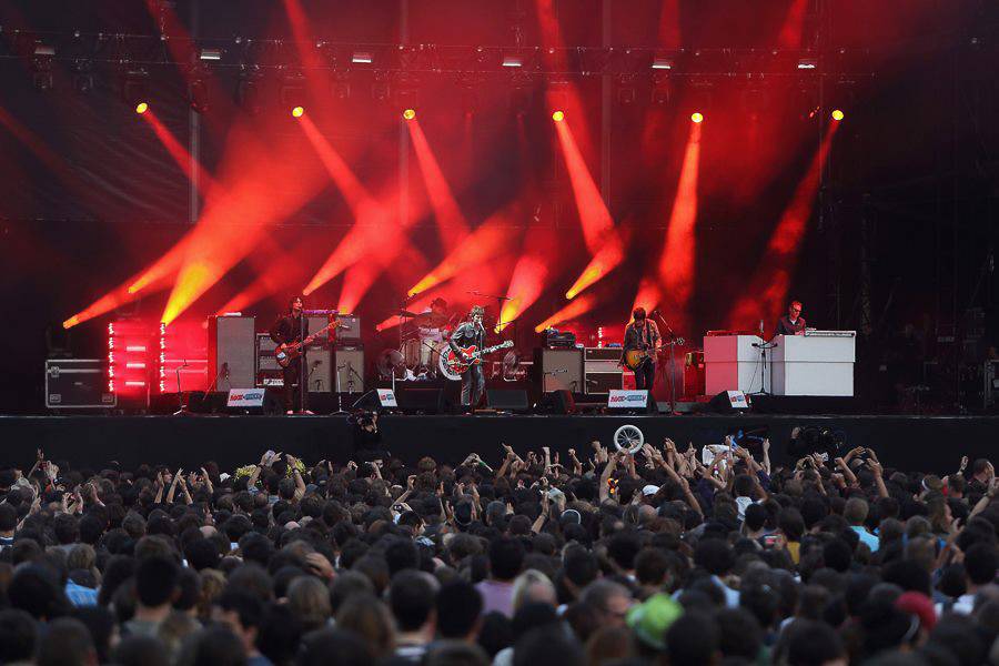 Picture of the crowd at the Solidays Music Festival in Paris. Photo: Nicolas Joubard.