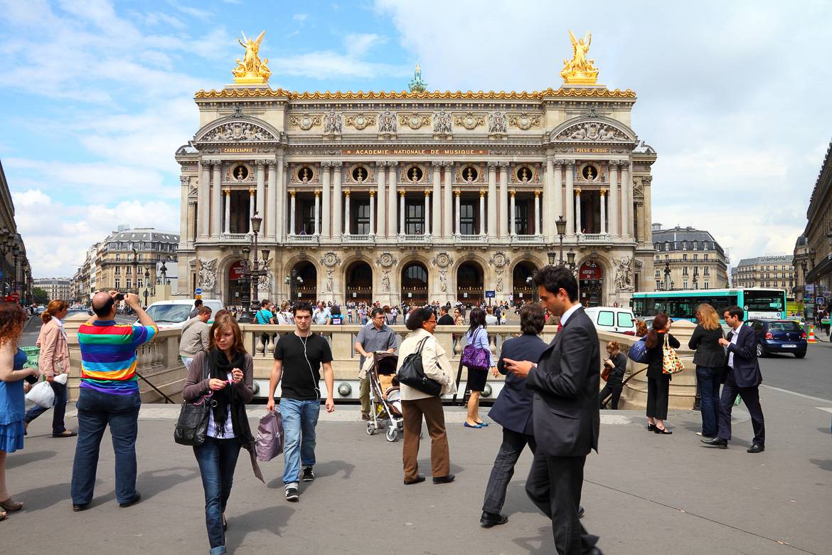 Exterior image of the Palais Garnier