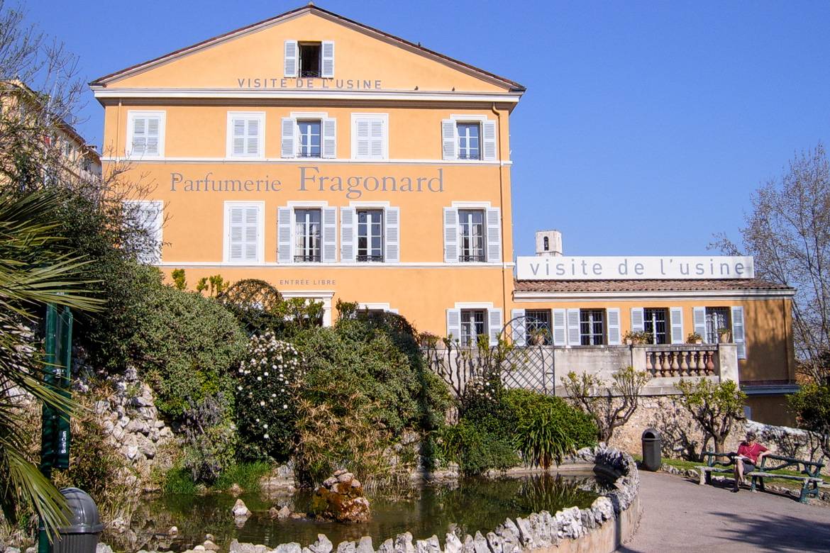 Photo of the Fragonard perfume factory in Grasse, France