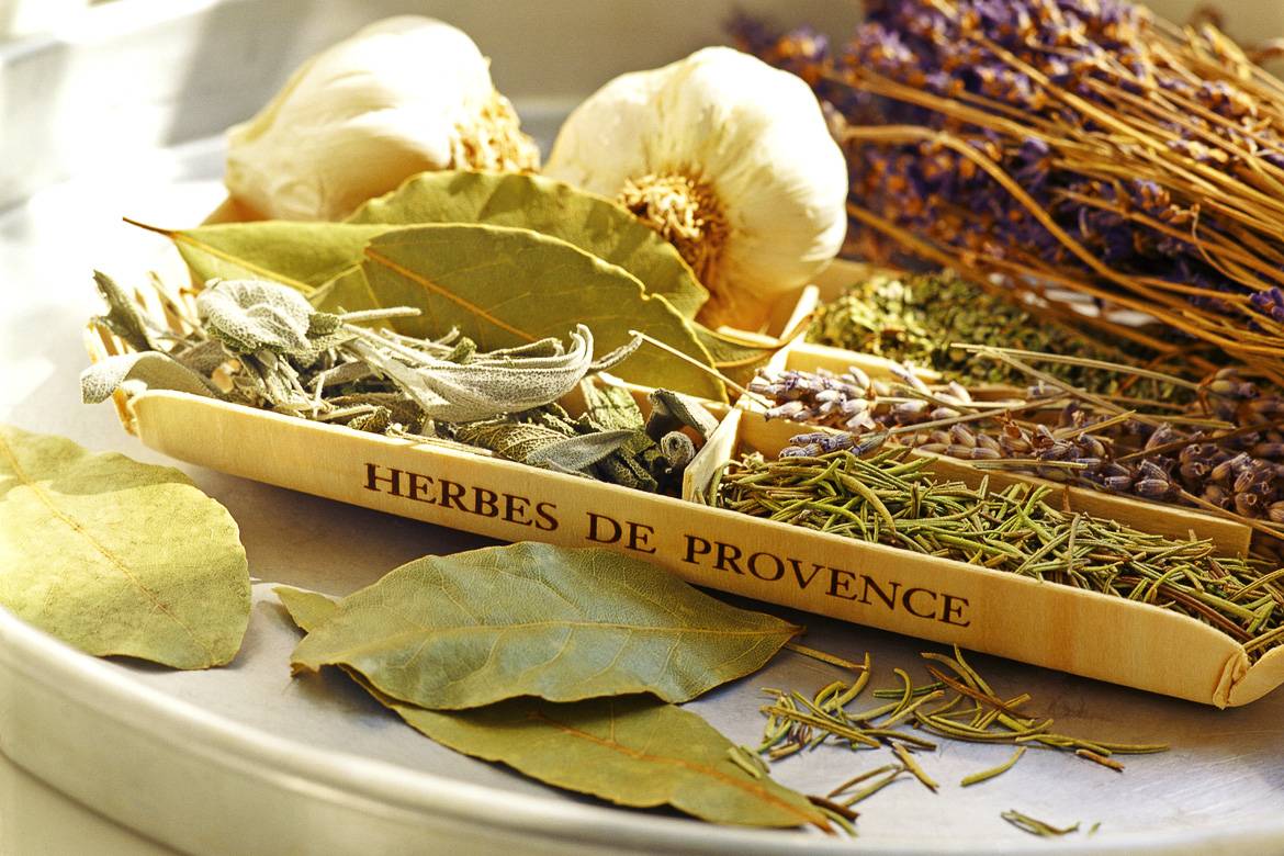 Rosemary, garlic, thyme, and garden herbs are infused in Herbes de Provence olive oil