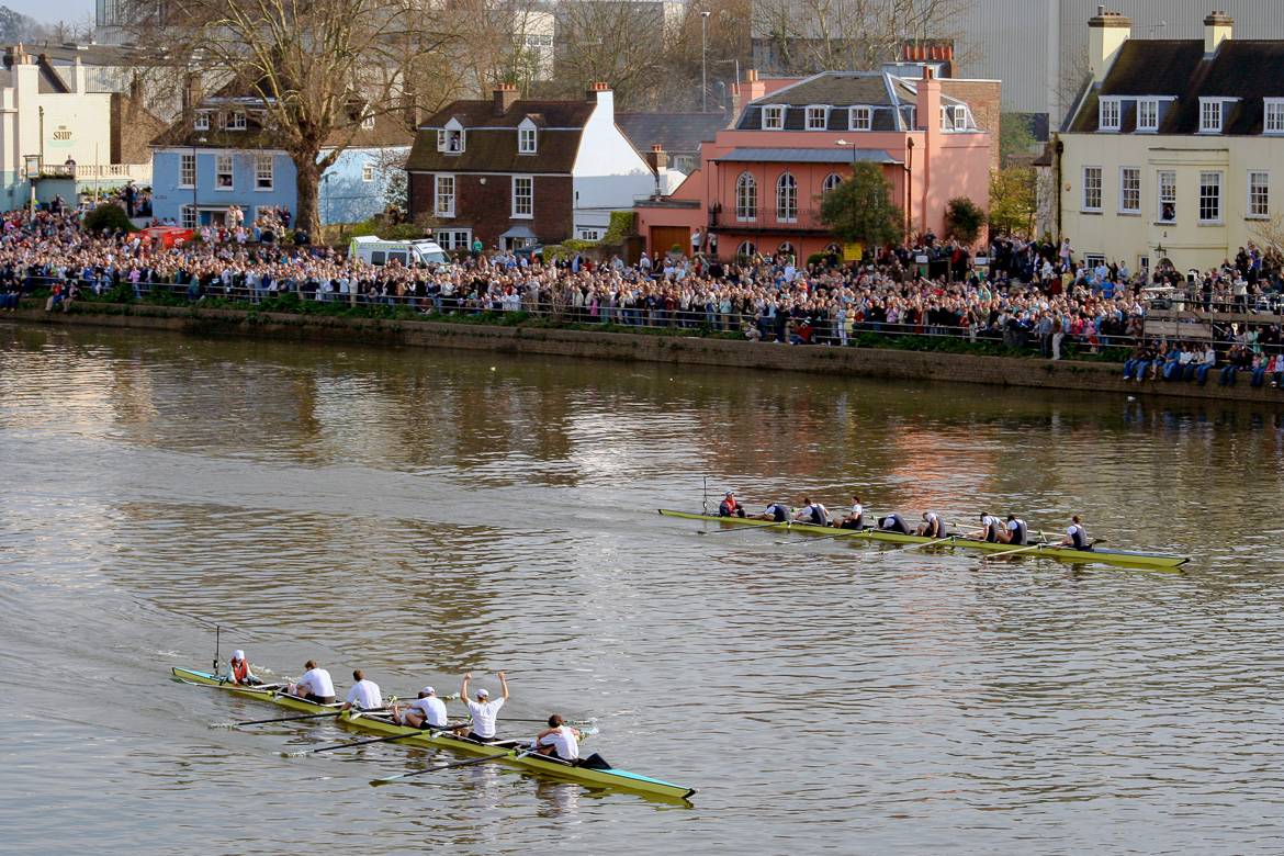 The Oxford-Cambridge boat race is one of the most famous rowing events in the world