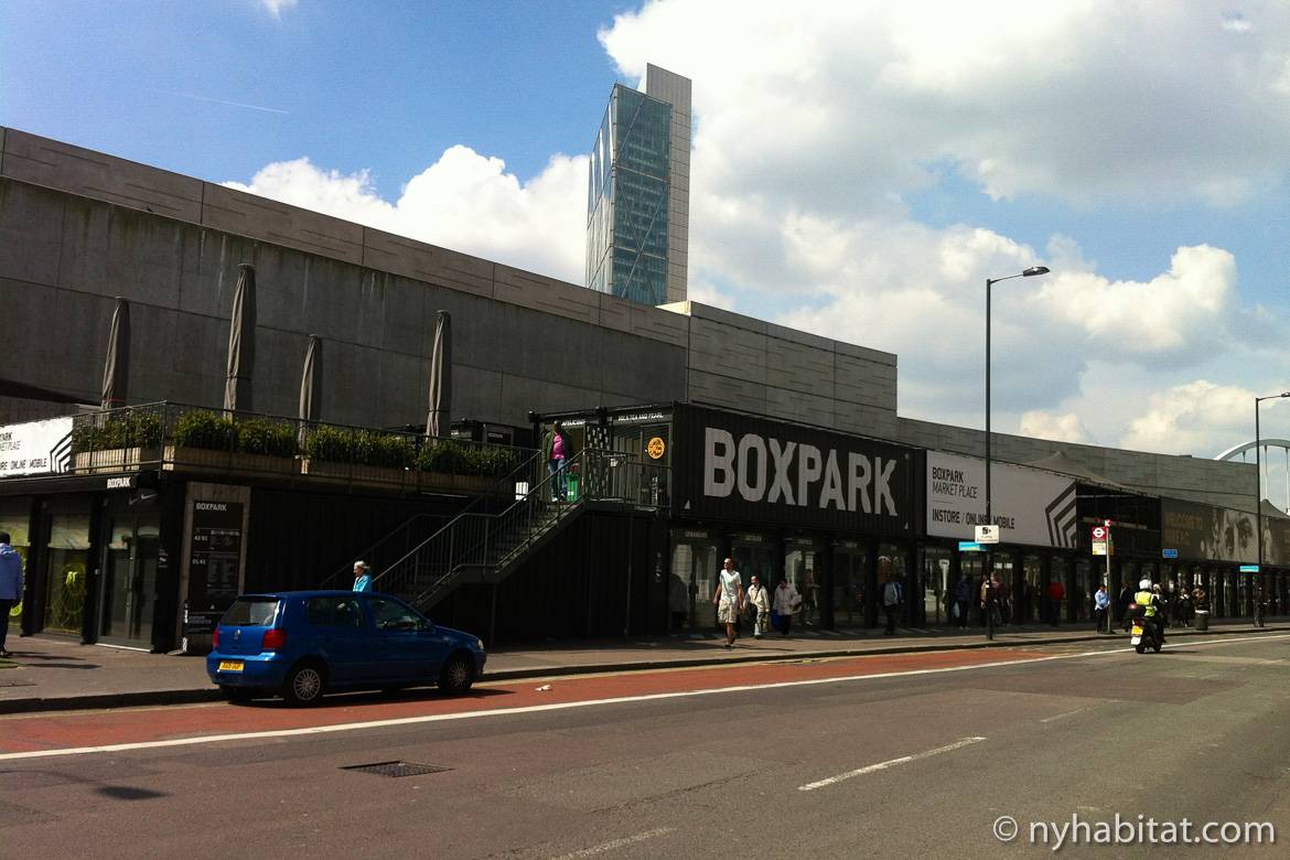Great shopping in Boxpark Shoreditch
