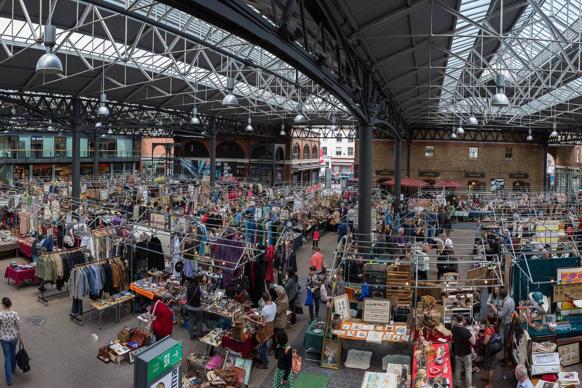 Shop indoors in artistic Spitalfields