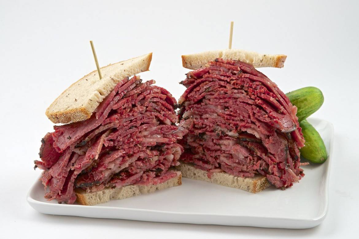 Image of a pastrami sandwich