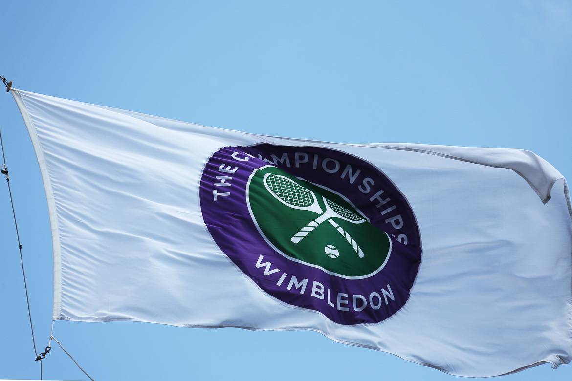 Image of Wimbledon flag