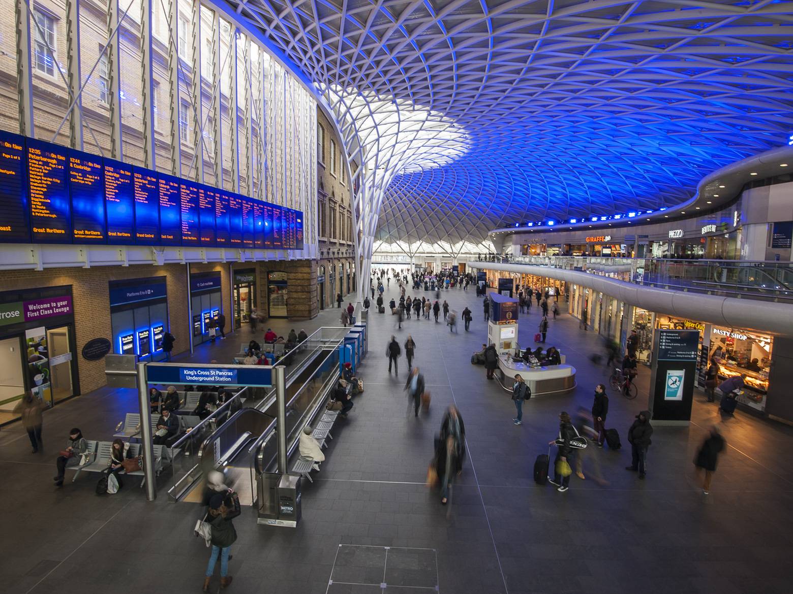 Image of Kings Cross Station concourse in London